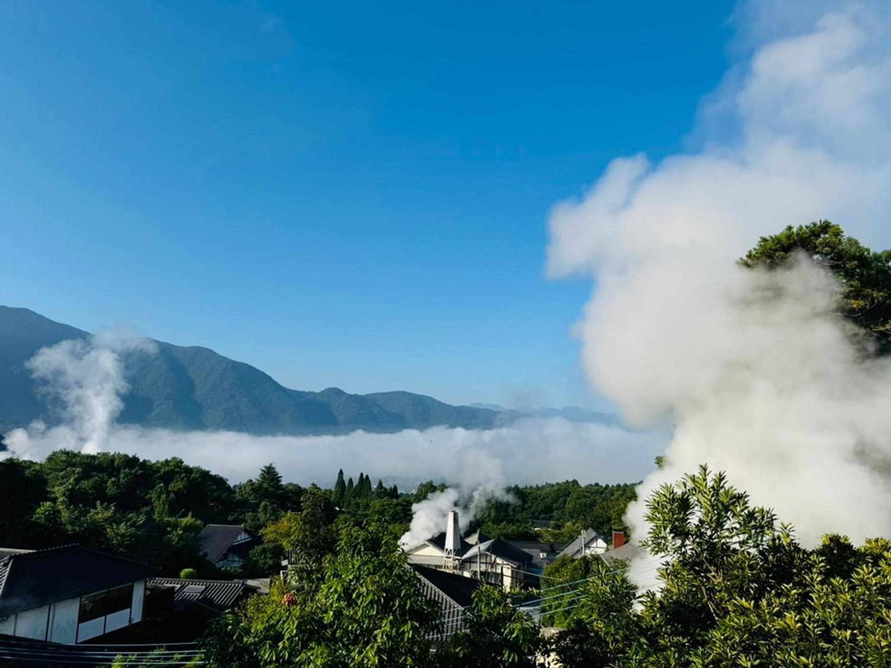 由布市 ゆけむり山荘酒店 外观 照片